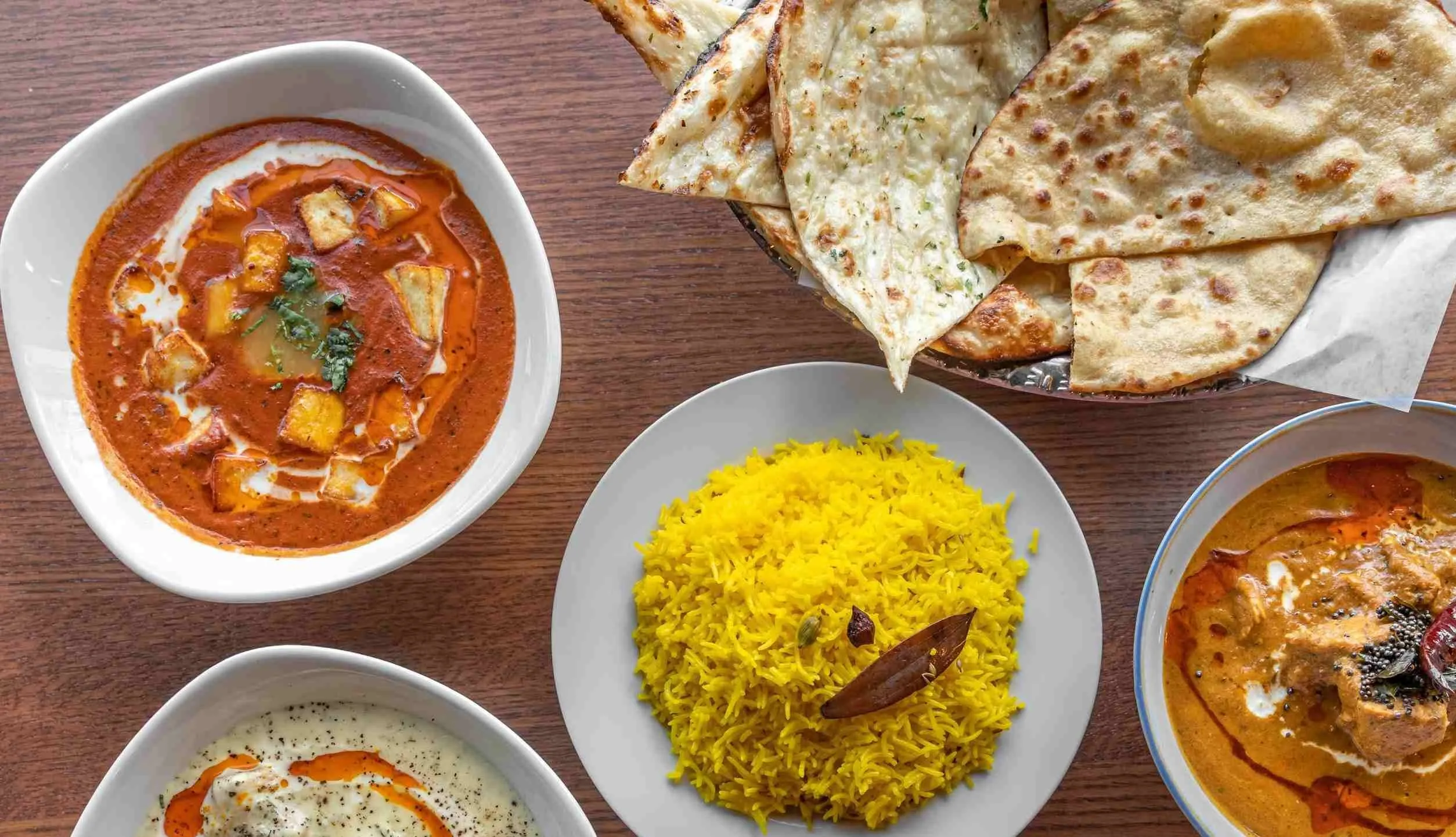 Amantran Indian fine dining restaurant interior in Winnipeg, MB